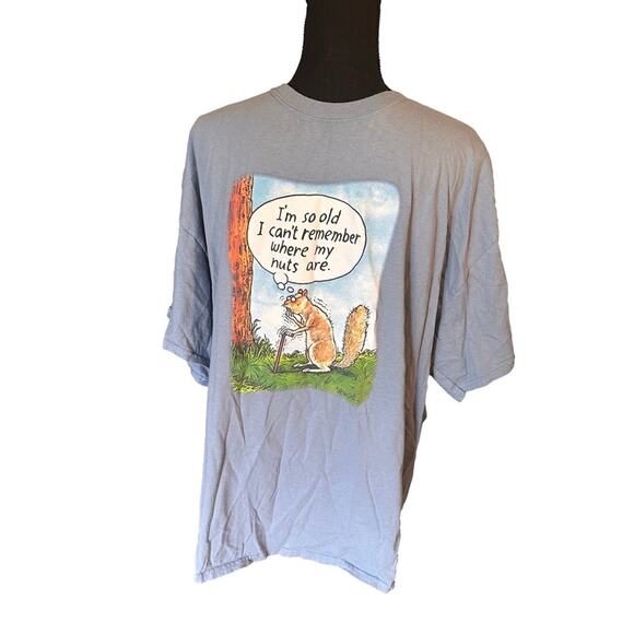 Squirrel Short Sleeve Shirt Humor - Picture 1 of 4